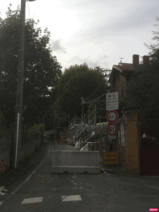 entrée de la montée G. Lyvet